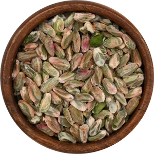 Iran Pistachio shelled - Green Pistachio kernel - Grade A - Super - Aria Pistachio Co.